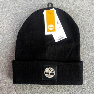 🧢New Timberland knit Beanie Hat black Winter Cap Toque Stylish